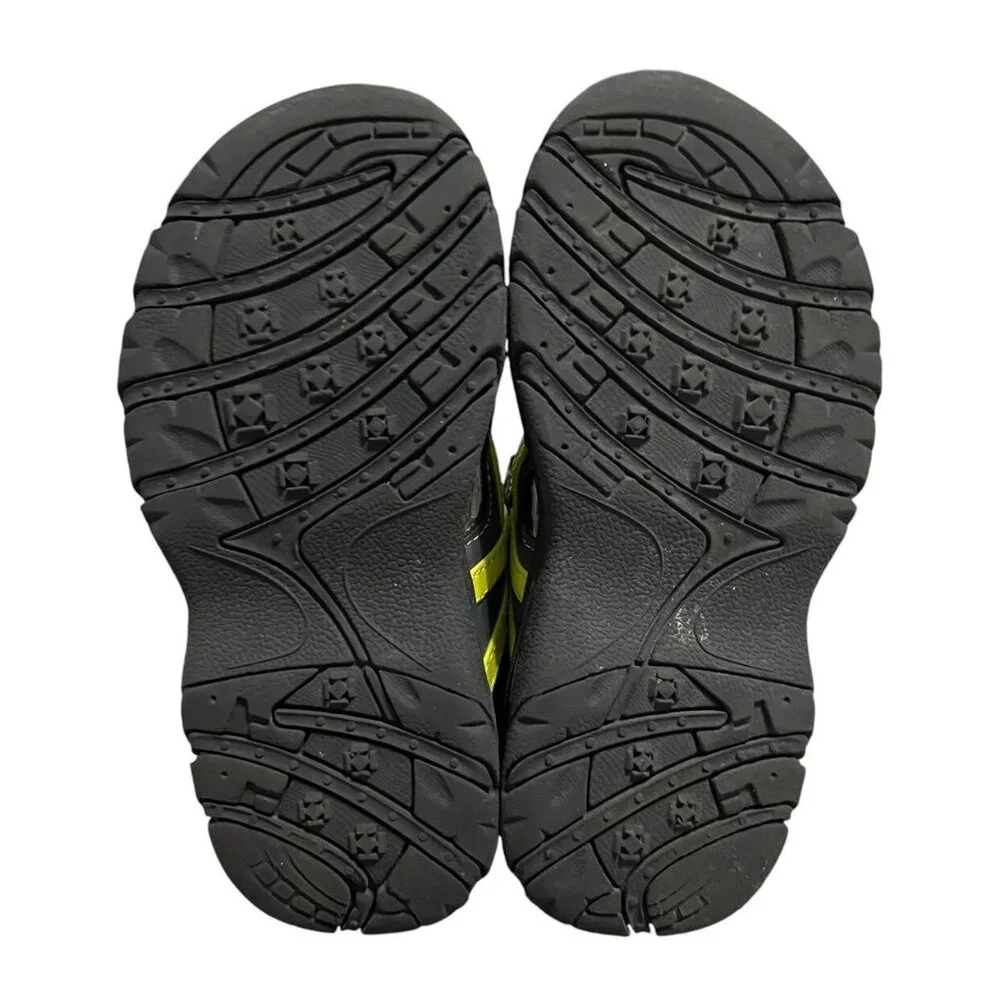 Cat & Jack Sz 11 Gray & Yellow Sandals